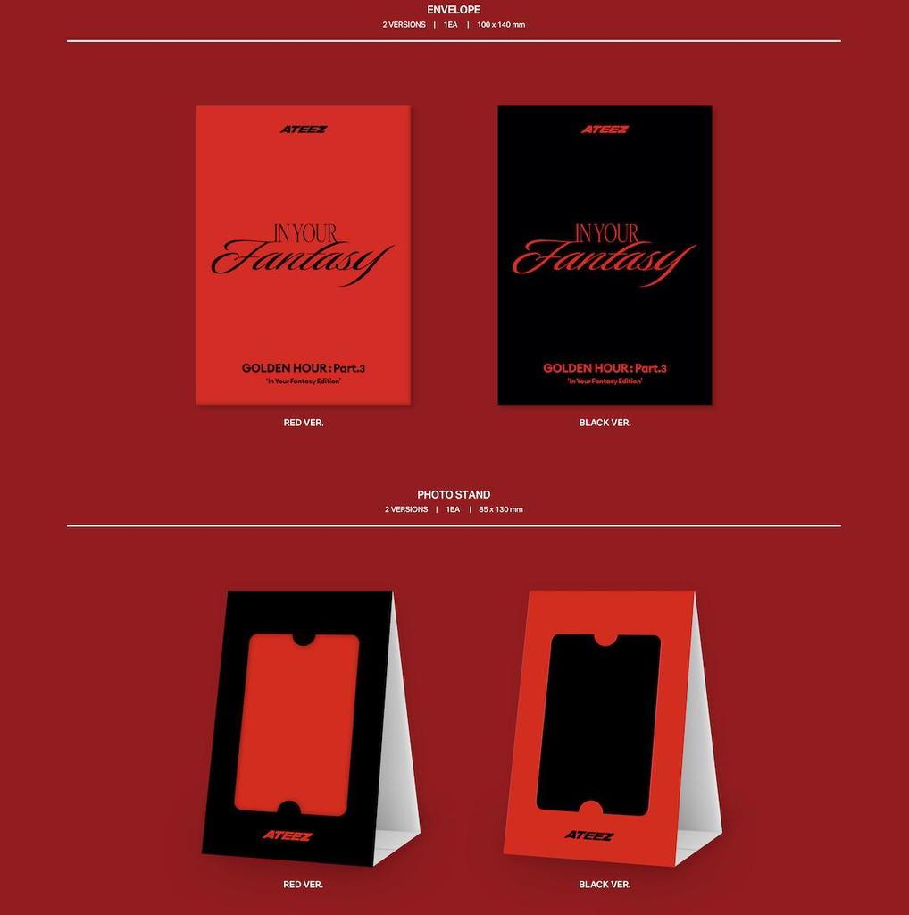 (PŘEDOBJEDNÁVKA) ATEEZ - 12. mini album [GOLDEN HOUR] : Část 3 ‘Ve vaší fantasy edici’]