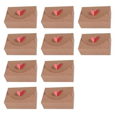 Foldable Heart Gift Box Presents Container Perfect for Storing Cards Candies Small Gifts and Party Favors