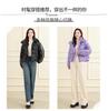 Winter new versatile hooded short jacket with thick fleece for women