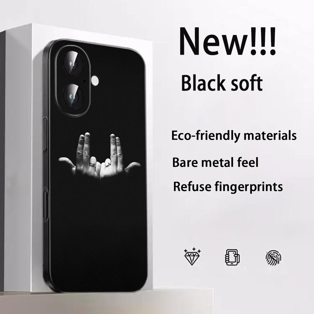 

Крутой поп-певец JuL логотип плакат Чехол для телефона Для iPhone 17 16 e 15 14 13 12 Plus Mini Pro Max Мягкий черный Ударопрочный чехол iPhone 15