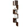 Corner Wardrobe Shelf: Multi-layer Wall Bookshelf & Display Rack for Bedroom or Living Room