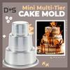 Food Grade Non Stick Cake Mold Aluminum Alloy High Temperature Resistant 3 Tiers Cake Pan Party Decor