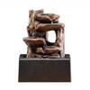 Tabletop Water Fountain Decorative Rock Waterfall Decor Quiet Pump for Office