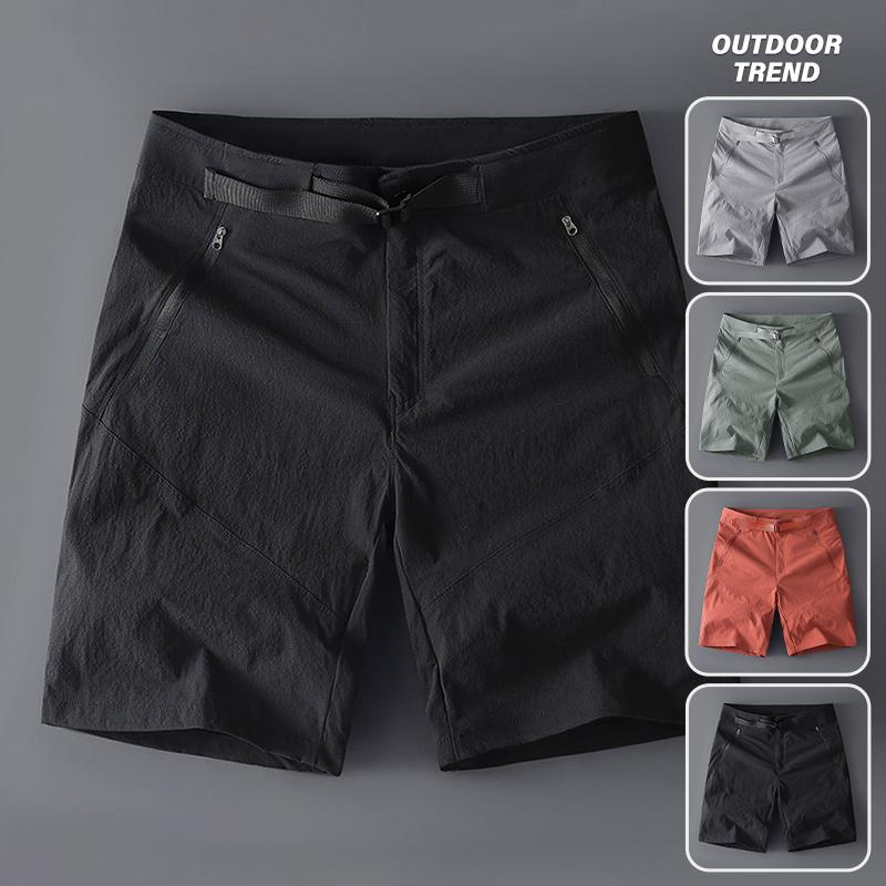 Summer Casual Men's Loose Straight Leg Five Quarter Pants Sports Shorts