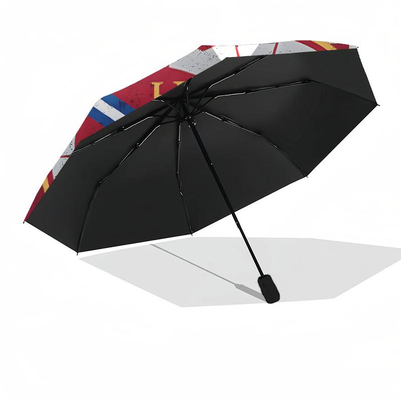 Heart of Midlothian F.C. (Hibs)- Automatic Opening and Closing, 8-rib Structure Portable Umbrella, Suitable for Men and Women in All Seasons