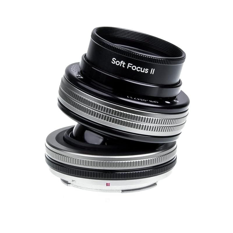 

Lensbaby tilt lens Composer Pro II Soft Focus II canon ef mount 50mm F2.5 manual focus Compatible with Lens Baby Optic Swap System 406828