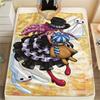One Piece Character Print Flannel Blanket,High Quality Comfortable for All Seasons,Home Decor,Warmth and Comfort,Perfect for Christmas Gifts