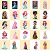 50 Colorful Cartoon Princess Stickers European and American Children Cartoon Baby Girl Kindergarten Reward Princess Collection