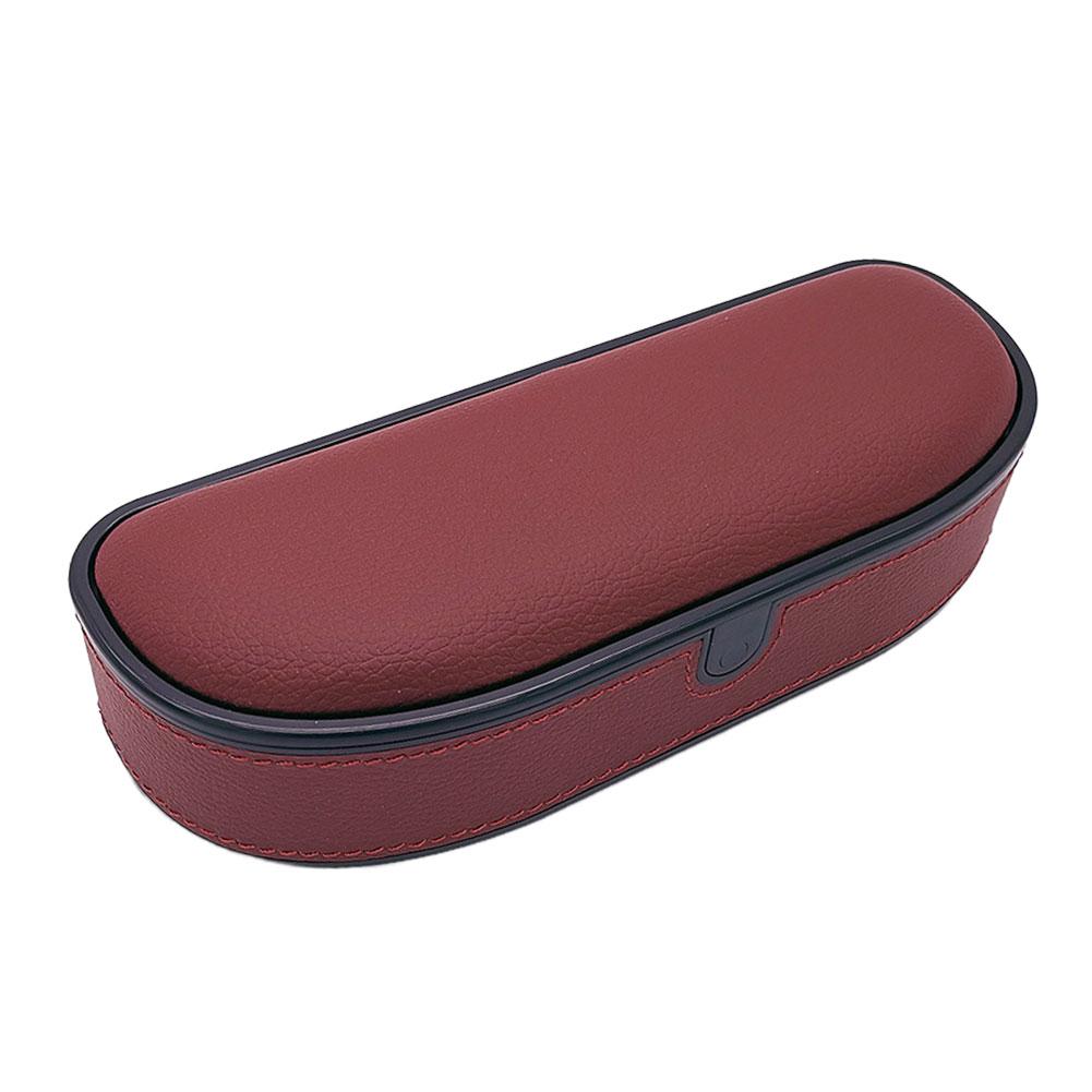 Car Armrest Support Elbow Rest Pad Universal Storage Box ABS + PU  Leather Organizer Arm Heightening Pad For Most Cars Sedan SUV