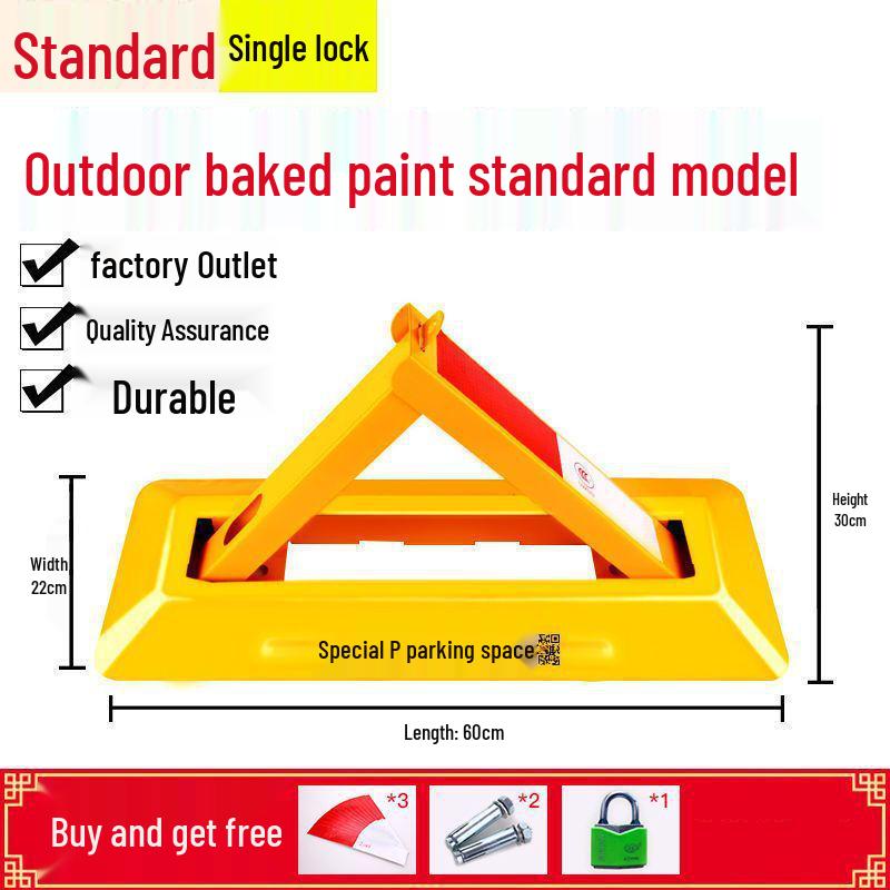 Blocator de sol triunghiular rezistent pentru locuri de parcare în garaje