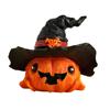Mini Pumpkin Statue with Witch Hat Halloween Decoration Exquisite Workmanship Cute Pumpkin Figurine Table Festival Decoration
