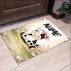 Custom Name Cow Printed Carpet,Rug for Office Chair Living Room Bedroom Kitchen Room Decor Gifts.