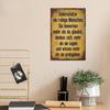 1pc Vintage German Quote Metal Tin Sign - "Never Underestimate Quiet People" - Rustic Wall Art for Home, Bar, for Man Cave Decor