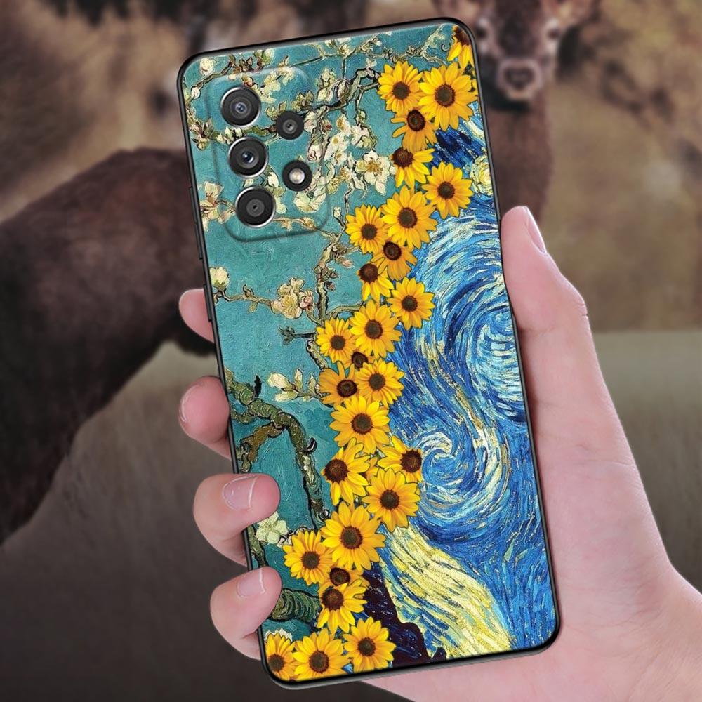 

Interesting Van Gogh Art Phone Case For Samsung Galaxy A57 A56 A37 A55 A36 5G A26 A54 A52 A35 A34 A25 A17 A16 A07 A06 Soft Cover Samsung A06 4G