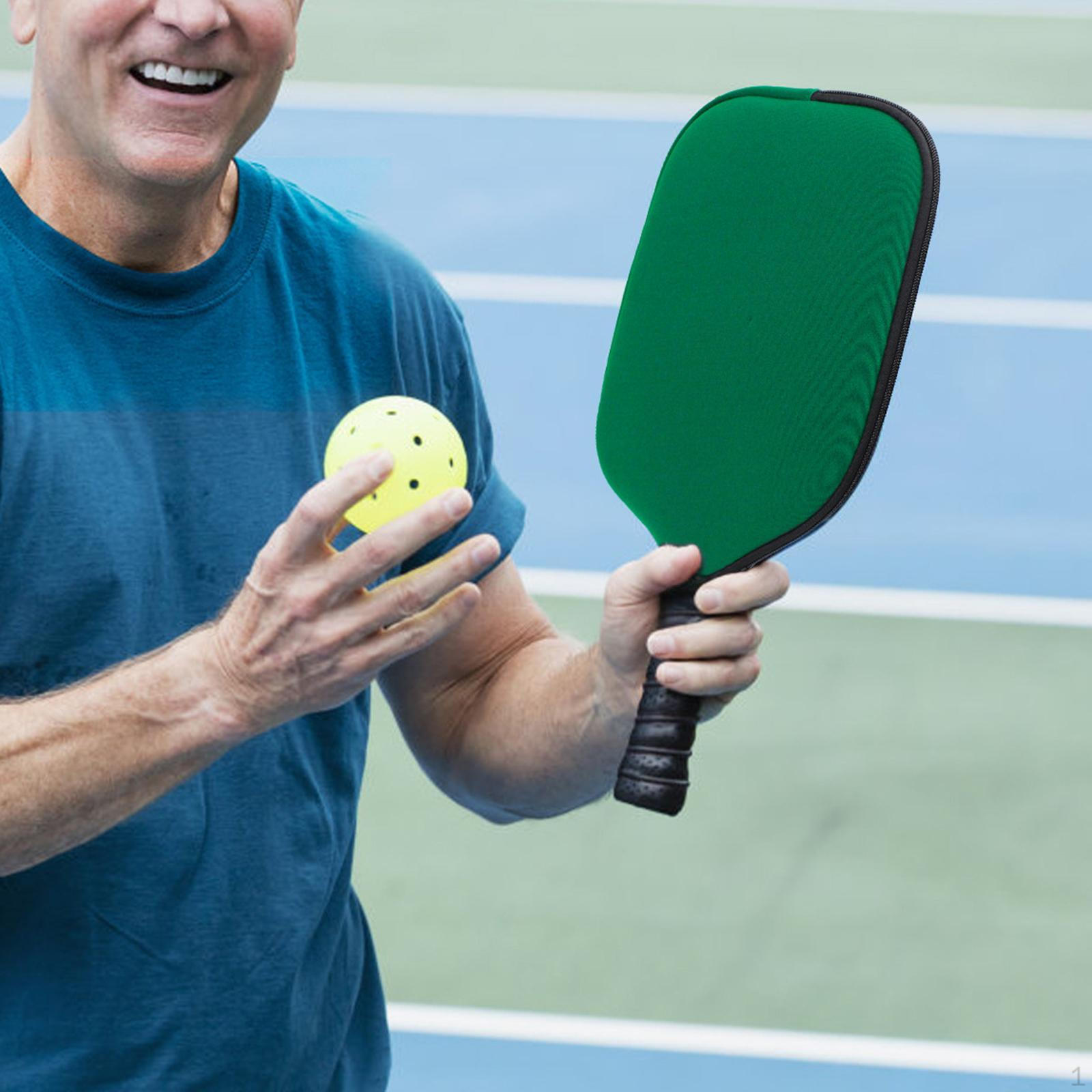 

Чехол для ракетки Pickleball Paddle для хранения и защиты зелёный