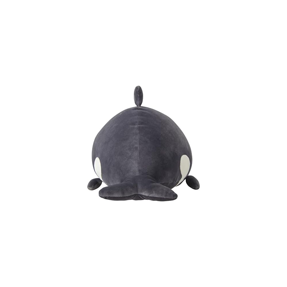 Ribuhato Bolster Marshmallow Aquamie Plush Toy Whale 27cm Soft Cushion Support Pillow