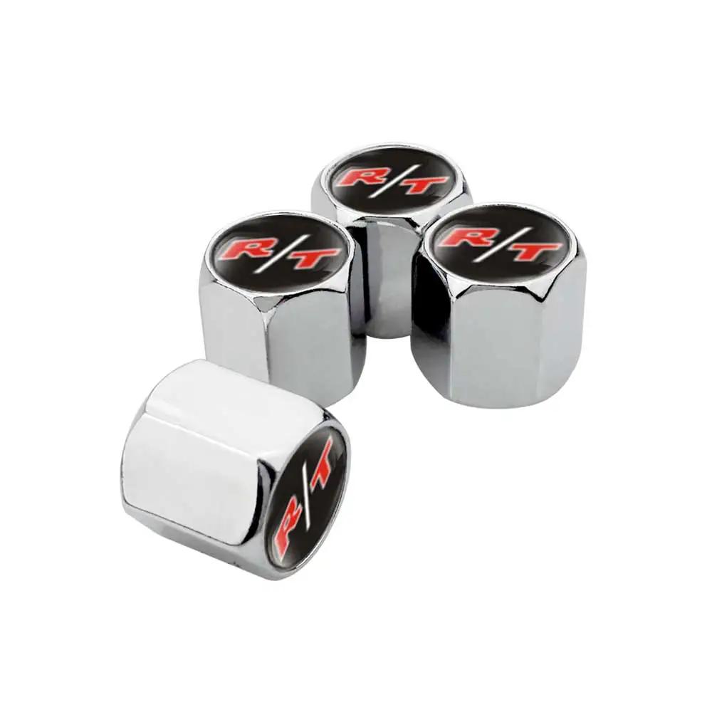 4PCS Alloy Car Tire Valve Caps Wheel Stem Anti-dust Covers for Dodge AVENGER CALIBER CARAVAN Challenger JOURNEY NITRO RAM 1500