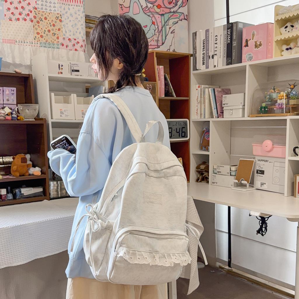 Schultasche Japanischer süßer Mädchenstil Rucksack Hoher Wert Schüler Große Kapazität Vielseitig Schultasche Mittelschulmädchen Campus Rucksack