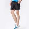 Li-Ning Solid Color Breathable Training Sports Short Sleeve T-Shirt And Shorts Set Men sets Black AHST347-1+AKSS437-1