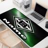 Custom Name Personalized Borussia Monchengladbach Pattern Mousepad, Laptop PC Desk Mat, Decorative Desk Mat for Home Keyboard Pad Gift