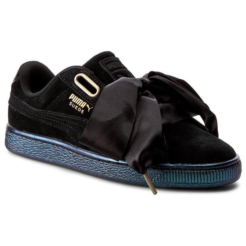 Puma Suede Heart Satin Black 362714-03