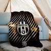 1 Stück Juventus Fußballclub Aufdruck Weiche Flanelldecke Überwurf für Schlafzimmer Wohnzimmer Sofa Camping Reise Fan Geschenke Weihnachtsgeschenke