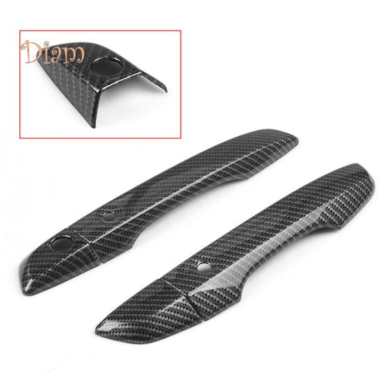 8 pcs Carbon Fiber Style Door Handle Cover Car Carbon Fiber Style Exterior Door Handle Cover for Cars 8 pcs Carbon Fiber Style Door Handle Cover Car Carbon Fiber Style Exterior Door Handle Cover for Cars