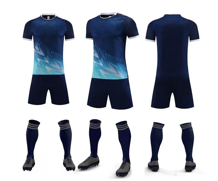 Unisex Adult Children Football Match Uniform Quick Dry Anti-sweat Soccer Jersey Short Sleeve Sport Training Outfit