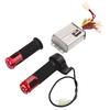 36V 1000W Gleichstrommotor Drehzahlregler Aluminiumlegierung Universeller Gasdrehgriff für Elektrofahrrad Dreirad Motorrad