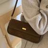 Niche baguette bag women's 2025 new fashion versatile Korean version underarm bag retro shoulder portable commuter bag
