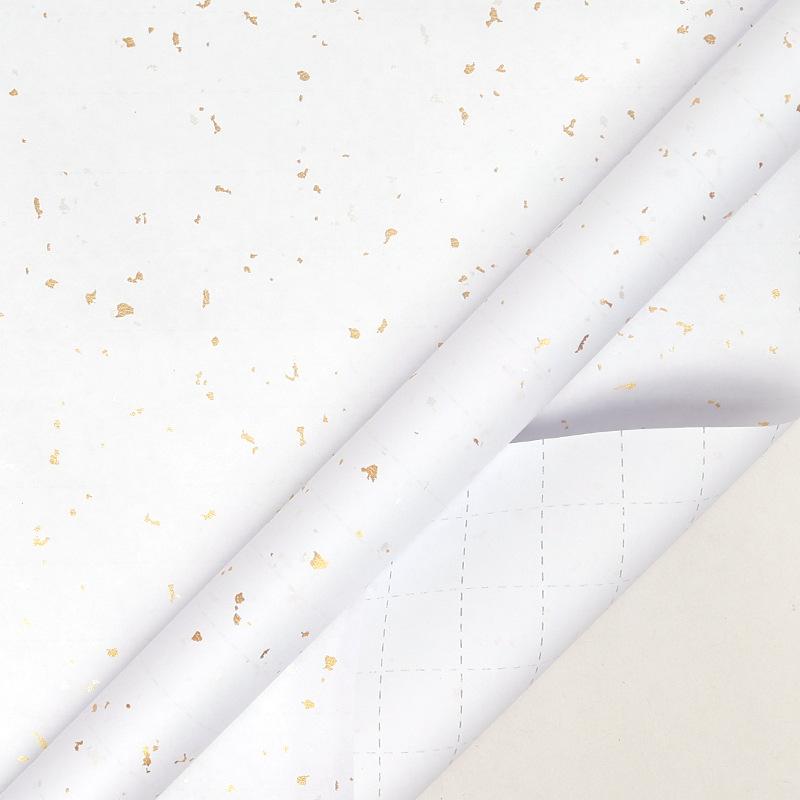 43x300cm White Kraft Gift Wrapping Paper Blue Pink Red Bouquet Packaging Birthday Valentine's Day Gift Packaging Paper DIY Decor