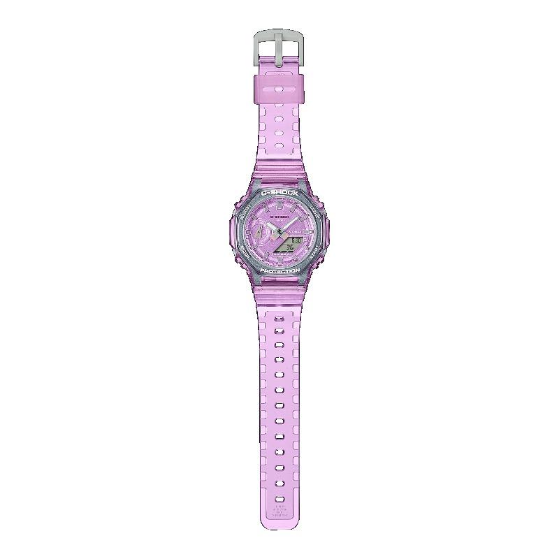Casio Men's Resin 200M Water Resistant Analog Shock Resistant Quartz Watch GMA-S2100SK-4A