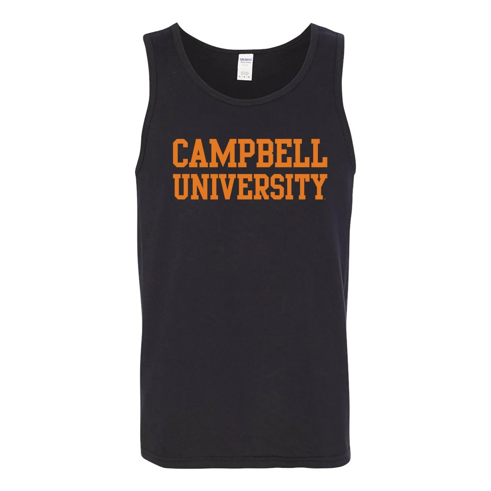 Campbell Fighting Camels Basic Block Tank Top - Black 2XL