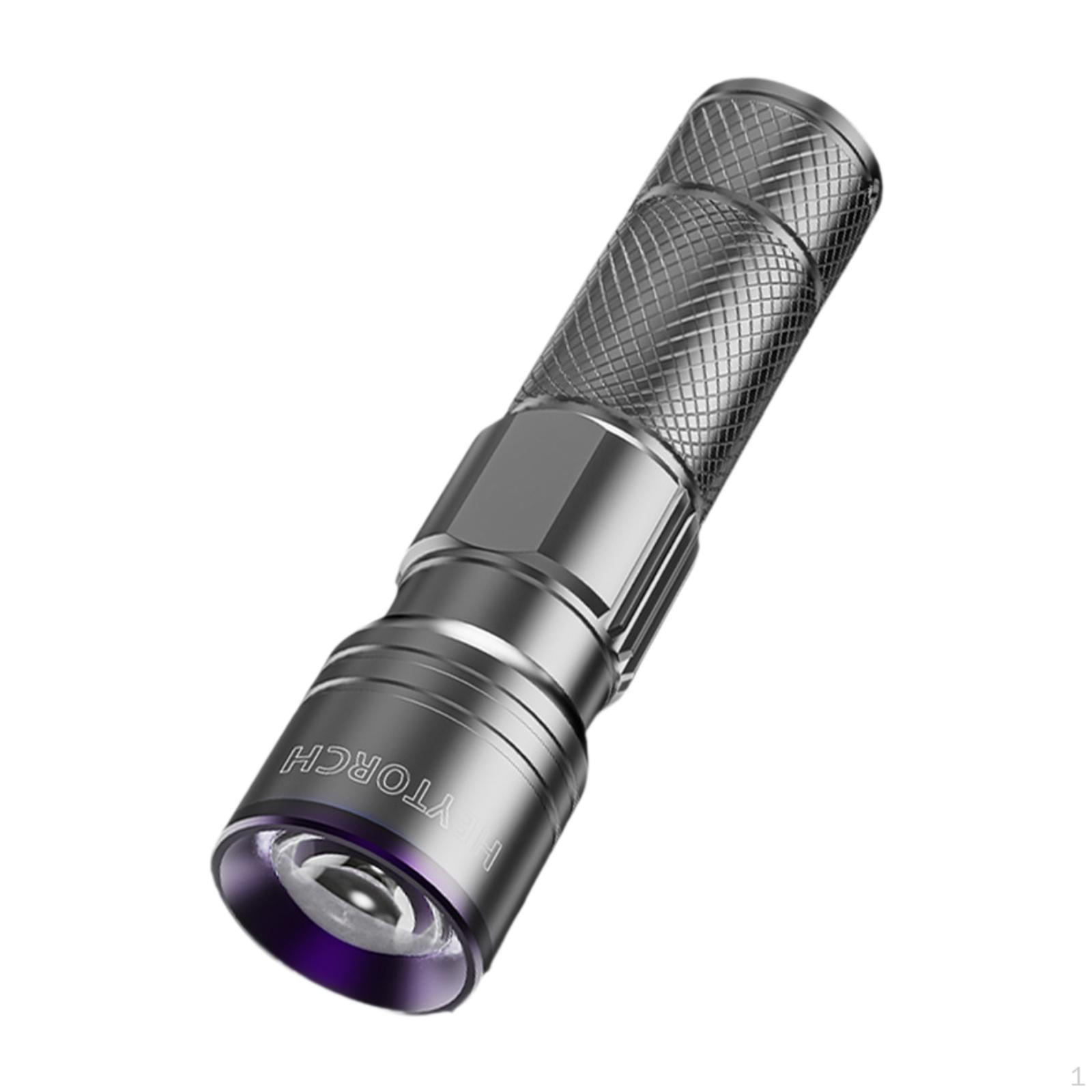 

Flashlight Compact for Money Verification Professional Travelers Black сірий колір