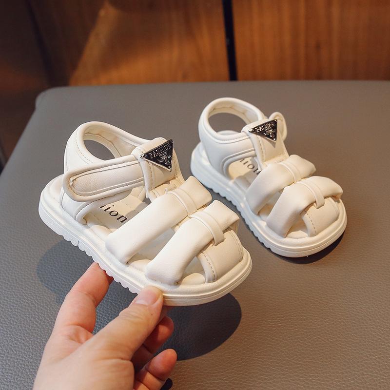 Kindersandalen Rutschfest Einfarbig Schuh Vielseitig Weiche Sohlen Kinderschuh für Mädchen Kinder Sandalen Sandalias De Mujer Zapatos