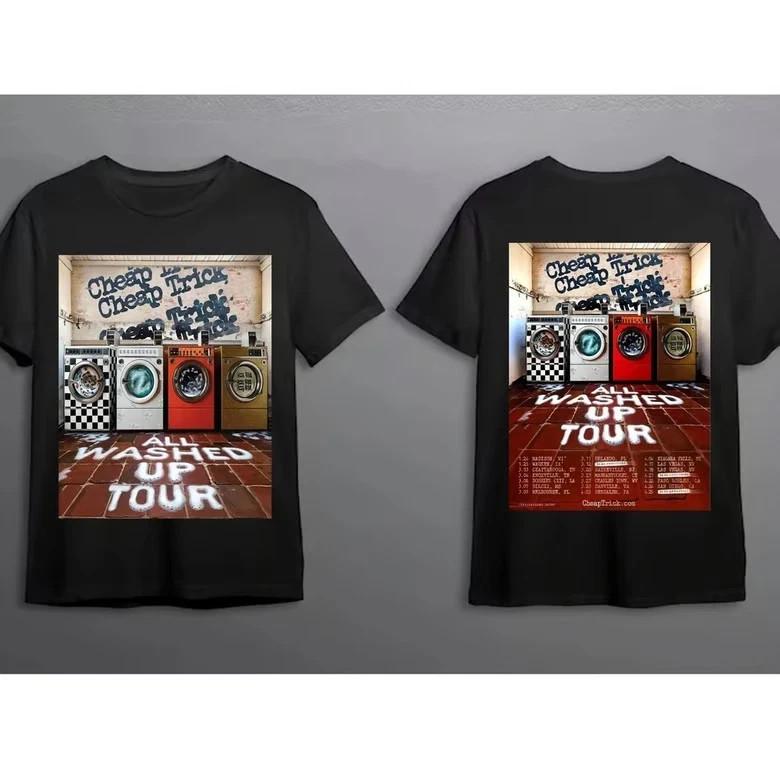 Cheap Trick All Washed Up Tour 2026 Concert T-Shirt Unisex T-Shirt L