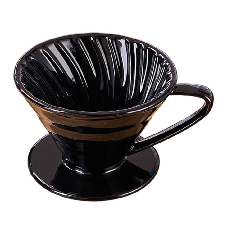 Ceramic Coffee Dripper Pouring Over Filter Funnel Cup Even Extraction Perfect For Coffee Enthusiasts