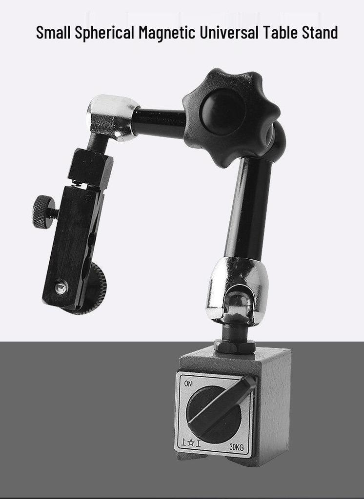 Shanggong Universal Magnetic Base with Ball Joint, Double-Column, 60kg Support for Dial Indicator