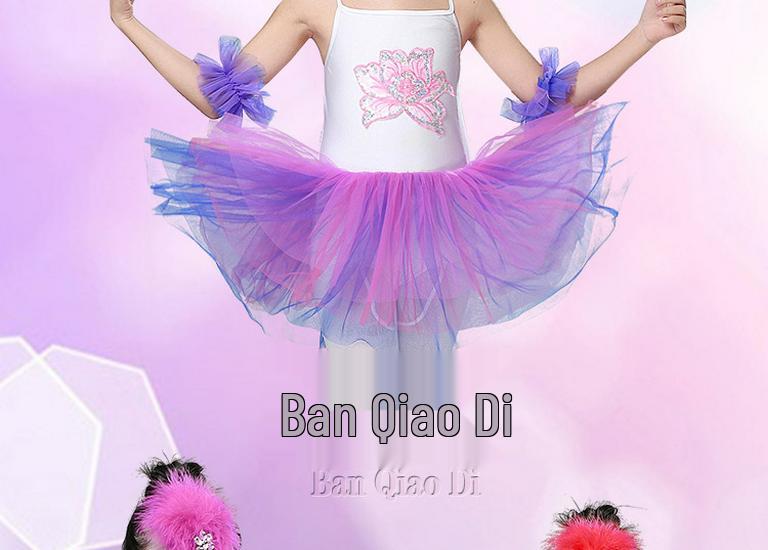 Kinder Weißes Blumenfeder Ballett Haarspange mit Strasssteinen - Vielseitiges Performance Tanz Accessoire