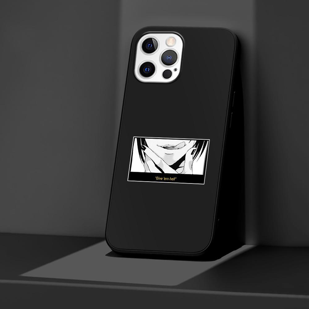 Phone Case for Apple iPhone 14 11 13 Pro Max 12 Mini XR 7 8 + SE 2020 XS 6 6s Plus 5 5s Japanese Cartoon Anime Girls Eyes Cover