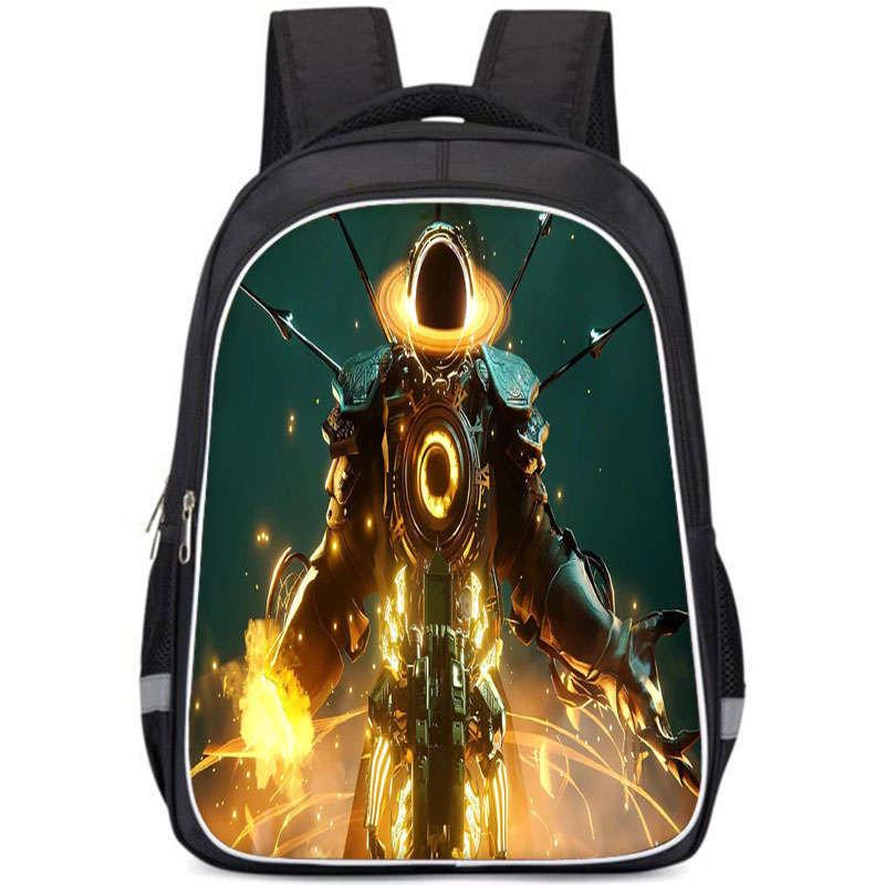 Cartoon Anime Themed Large Capacity Double Layer Backpack For Boys In Oxford Fabric