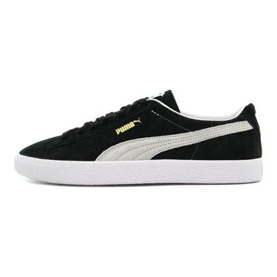 Baskets Unisexe Suede Vintage Noir Blanc 374921-05