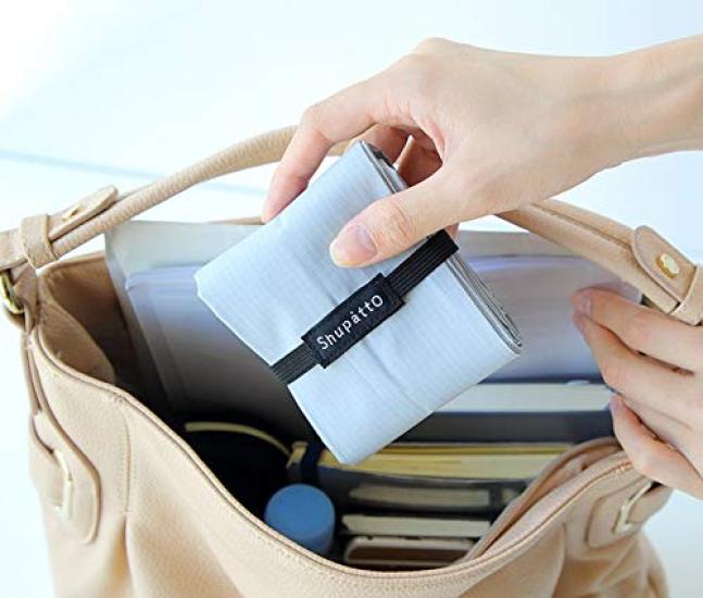Marna Shupatto Drop Foldable Shopping Bag, Gray