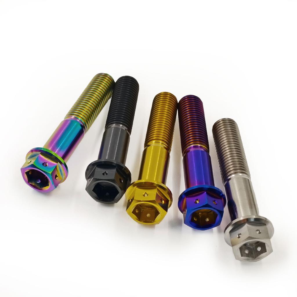 Titanium Bolt M6 M8 Hexagon Screws for Bike MTB Bike & Bicycle Motorcycle Car Boat Accessory Parts