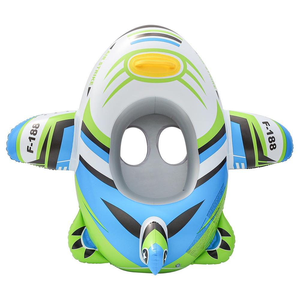 Inflatable Swimming Circle Aircraft Shape Boat Children's Swimming Ring  Water Play