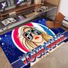 Custom Name Crystal Velvet Rug,Lady Gaga Comfortable Anti Slip Floor Mat For Room Decoration