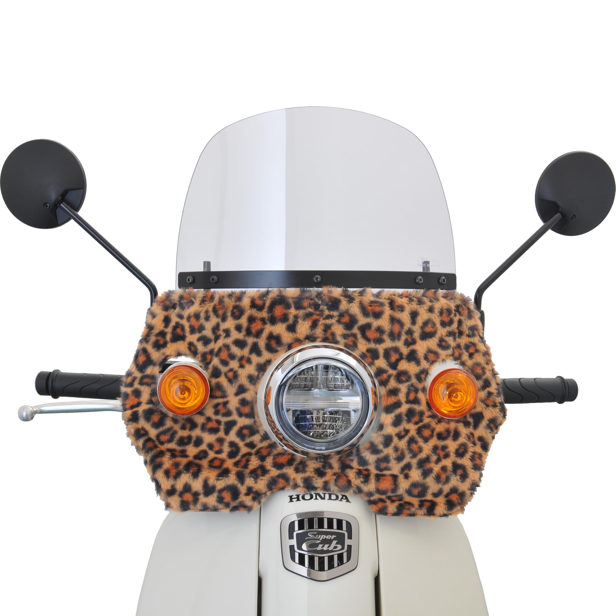 

Asahi Windshield (AF ASAHI) Leopard Print Windshield for Super Cub 50 (AA09)/110 (JA44/JA59) CUB-T03