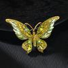 Fashion Full Zircon Butterfly Brooch For Women Luxurious Animal Corsage Pins Wedding Party Clothing Accessories Jewelry Gifts