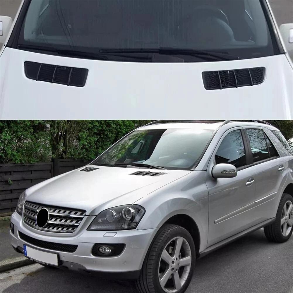 Pair Hood Vent Grille Covers for Mercedes For Benz W164 GL Class 350 450 with OEM Numbers 1648804305 1648804405