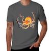 An Octopus Fighting A Rook Tshirt Plus Size Outdoor Casual Top Tshirt